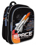 Laste seljakott Bambino Bambino Rocket, must v., 27 cm x 15 cm x 27 cm