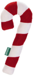 M&auml;nguasi koerale, pehme Beeztees Christmas Candy Cane 2400002, valge v./punane v., 33