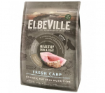 Kuiv koeratoit Elbeville Healthy Skin & Coat Fresh Carp, kalaliha, 4 kg