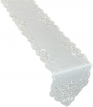 Piklik laudlina ovaalne OHG01-1, valge, 40 x 140 cm