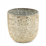 K&uuml;&uuml;nlahoidja Melia, klaas, &Oslash; 12 cm, 12 cm, kuldne