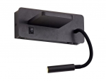 Valgusti seinale CristalRecord Rob II, LED, 3000 &deg;K, 2 x 5 W, must v.