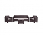 Aiam&ouml;&ouml;bli komplekt Bica Nebraska 3, pruun v., 1-5 istekohta
