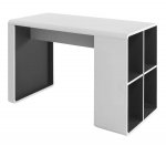 Kirjutuslaud MC Akcent Tadeo 40170WG7, 119 cm x 59 cm, 75 cm, antratsiit v./valge v.