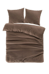 Voodipesukomplekt Kenda Sand Valerina 125, pruun v., 50 x 75 cm, 225 x 225 cm