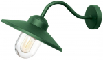 &Otilde;ue seinavalgusti Elstead Lighting Klampenborg, 60W, E27, IP44, roheline v., 27.5 cm x 25.5 cm