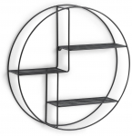Seinariiul Zeller, must v., 55 cm x 12 cm x 55 cm
