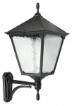 &Otilde;ue seinavalgusti Su-Ma Retro, 100W, E27, IP43, must v., 32 cm x 72 cm