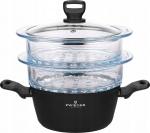 Pott Lumarko Stiga, 20 cm, 3 l, must v.