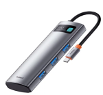 USB jaotur Baseus Metal Gleam, 15 cm