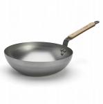 Praepann De Buyer Mineral B BOIS WOK D-5717-28, &Oslash; 28 cm, s&ouml;eteras