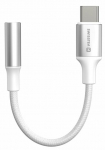 Adapter Swissten, 3.5 mm Audio/USB Type-C, valge