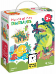 Pusle, dinosaurus Bananapanda Hands At Play, mitmev&auml;rviline, 71 tk
