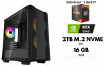 Statsionaarne arvuti GameRoom AMD Ryzen 5 5600XT, 2 TB, DDR4 16 GB, M.2 PCIe SSD 2 TB, Nvidia GeForce RTX 5060 8 GB