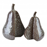 Dekoratiivne kujuke, "pirn" Mondex Saggio, pruun, 12 cm x 11 cm x 16 cm