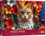 Pusle Trefl Paper Art Cat 40040, 48 cm x 68.3 cm, 1000 tk, mitmev&auml;rviline