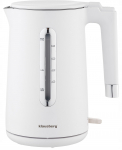 Elektriline veekeetja Klausberg KB 7890, 1.7 l, valge v.