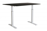 Kirjutuslaud reguleeritava k&otilde;rgusega Sun-Flex EasyDesk Adapt III, valge v./must v.