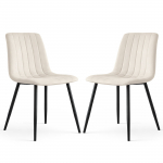 Toolide komplekt Akord Livo, matt, beež v., 43.5 cm x 45.5 cm x 87 cm, 2 tk