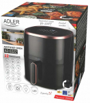 Kuuma&otilde;hufrit&uuml;&uuml;r Adler AD 6322, must v., 2000 W, 5 l