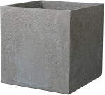 Lillepott Deroma Geomineral Cube, komposiitmaterjal, 38.5 cm x 38.5 cm, antratsiit v.