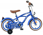 Lisaratastega laste jalgratas, laste Volare Blue Cruiser, sinine v., 12"