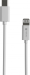Juhe Natec Prati NKA-2151 Lightning Male, USB Type-C Male, 2 m, valge v.