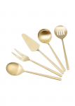 K&ouml;&ouml;giriistade komplekt Hermia CKB0255, kuldne v., 5 tk