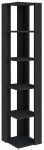 Nurgariiul Kalune Design Nati Corner, must v., 160.8 cm x 31.8 cm x 31.8 cm