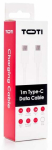 Juhe Toti, USB Type C, 100 cm, valge v.