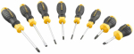 Kruvikeeraja komplekt Stanley Cushion Grip STHT16167-0, risti/lame, 8 tk