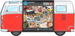 Pusle Eurographics Tin VW - Road Trips 8551-5576, 48 cm x 33 cm, 550 tk, mitmev&auml;rviline