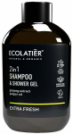 Du&scaron;igeel ja &scaron;ampoon Ecolatier Extra Fresh 2-in-1, 400 ml