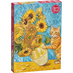 Pusle CherryPazzi Cat & Art, 70 cm x 50 cm, 1000 tk, mitmev&auml;rviline