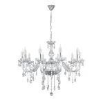 Kristall-l&uuml;hter rippuv Candellux Lighting Cristallo 30-30351, E14, 10 x 40 W, l&auml;bipaistev v. / kroom v.