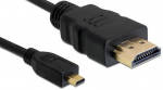 Juhe Delock HDMI / HDMI-micro HDMI 19 pin male, Micro HDMI male, 3 m, must v.