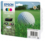 Tindiprinteri kassett Epson C13T34764010, sinine v./must v./kollane v.