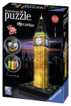 3D-pusle Ravensburger Big Ben 125883, 17 cm x 17 cm, 216 tk, mitmev&auml;rviline