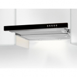Integreeritav &otilde;hupuhasti Akpo WK 7 Light Glass 60, must v./roostevaba teras v.