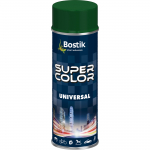 Aerosoolv&auml;rv Bostik Super Color Universal, tavaline, tumeroheline, 0.4 l