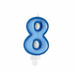 S&uuml;nnip&auml;evak&uuml;&uuml;nal Party&Deco Number 8, sinine/helesinine