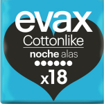 H&uuml;gieenisidemed Evax Cottonlike Night, Night, 18 tk