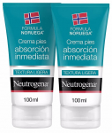 Jalakreem Neutrogena Immediately Absorbed, 100 ml, 2 tk