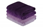 Vannir&auml;tikute komplekt Foutastic Rainbow 317HBY1425, violetne v./mitmev&auml;rviline, 140 cm x 70 cm, 4 tk