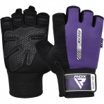 Treeningkindad RDX W1 Half, must/violetne, S