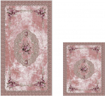 Vannitoamattide komplekt Foutastic 510617, heleroosa, 150 cm x 60 cm