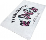 Vannitoa p&otilde;randamatt Foutastic Tomorrow 359CHL5114, valge/mitmev&auml;rviline, 100 cm x 80 cm