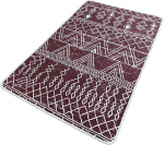 Vannitoa p&otilde;randamatt Foutastic Straordinario 359CHL4916, valge/punane, 100 cm x 80 cm