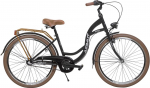 Jalgratas linna- Azimut Vintage 3-Speed, 26 ", 17'' raam, must v./kreemjasvalge