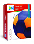 &Otilde;ue m&auml;nguasi BS Toys Giant Ball, 50 cm x 50 cm, sinine v./oranž v.